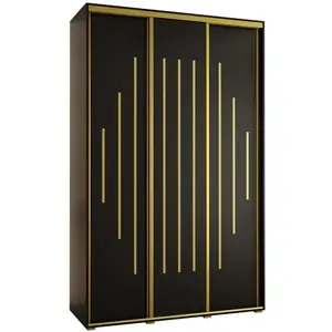 Szekrény 45 Canaris 12 160 fekete/gold kép