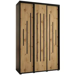 Szekrény 45 Canaris 12 170 fekete/artisan/fekete kép