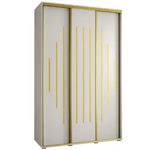 Szekrény 45 Canaris 12 180 fehér/gold kép