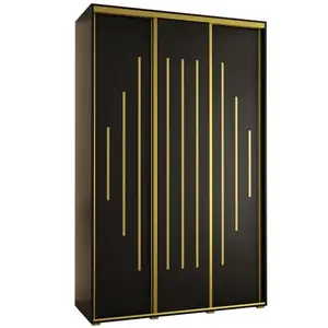 Szekrény 45 Canaris 12 180 fekete/gold kép