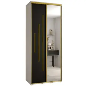 Szekrény 45 Canaris 13 100 fehér/fekete/gold kép