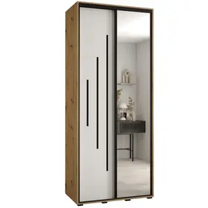 Szekrény 45 Canaris 13 110 artisan/fehér/fekete kép