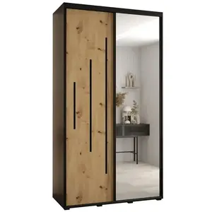 Szekrény 45 Canaris 13 130 fekete/artisan/fekete kép