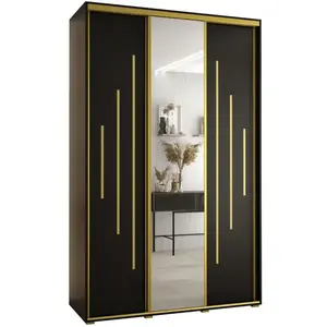 Szekrény 45 Canaris 13 180 fekete/gold kép