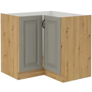 Konyhaszekrény Stilo Claygrey/Artisan 90x90 Nd 2f Bb kép
