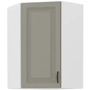 Konyhaszekrény STILO CLAYGREY/fehér 60X60 GN-90 1F (45°) kép