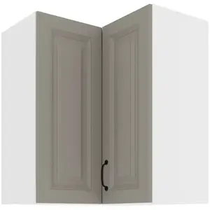 Konyhaszekrény STILO CLAYGREY/fehér 60X60 GN-72 2F (90°) kép