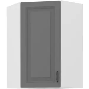 Konyhaszekrény STILO DUSTGREY/fehér 60X60 GN-90 1F (45°) kép