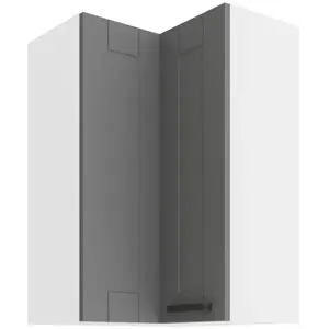 Konyhaszekrény LUNA DUSTGREY/fehér 60X60 GN-90 2F (90°) kép