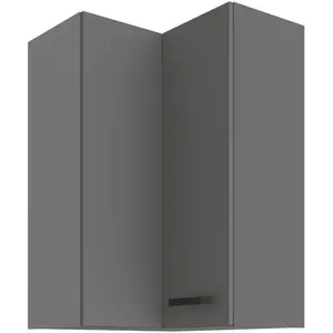 Konyhaszekrény NESSA Antracit 60X60 GN-90 2F (90°) kép
