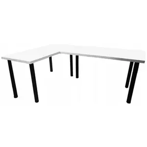 Játék Íróasztal Sarok Low Fehér 202x136x1.8 Modell 0 kép