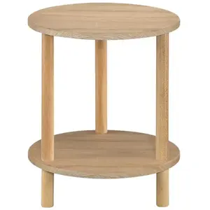 Dohányzóasztal Gc7405 35x35x43 Sonoma/Természetes kép