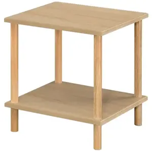 Dohányzóasztal Gc7404 40x40x45 Sonoma/Természetes kép