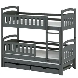 Ágy – Emeletes Blanka 90x200 graphite kép