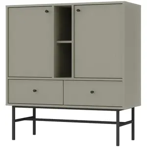 Komód Tokyo 3 2F 2S eukaliptusz 825 kép
