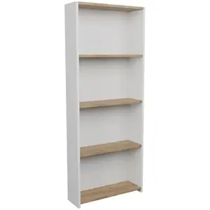 Regál FD-5LCBBS-021 fehér/természetes kép