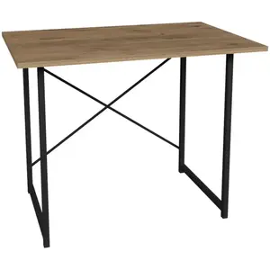 Íróasztal Fd-6090sd-001 Természetes/Fekete kép