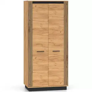 Szekrény Urso 03 tölgy Craft Aranysárga/Fekete kép