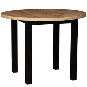 Asztal St-55 100+2x40 Wotan/Fekete kép