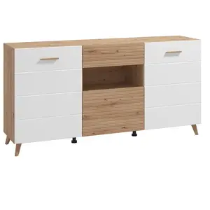 Komód Bretagna Artisan/Fehér 11012052 kép