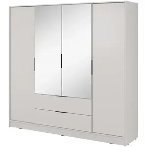 Szekrény Kelly 4D tükörrel cashmere kép