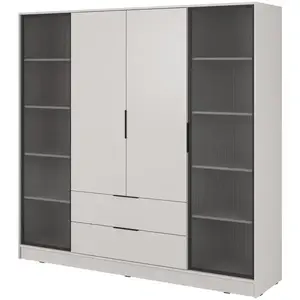 Szekrény Kelly 4D RD cashmere + led kép
