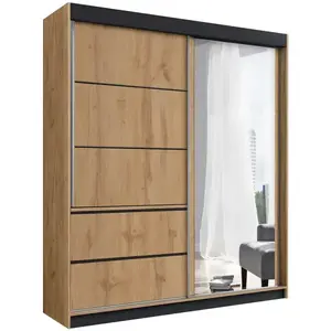 Szekrény Adel craft arany 150x215 kép