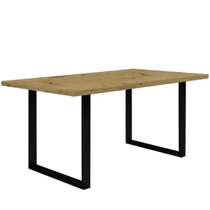 Asztal Tarazjus 160 cm TBLT442-D78-904 artisan/fekete kép