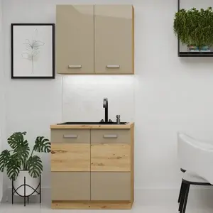 Konyhabútor Artisan Cappuccino 80cm Munkalap nélkül kép