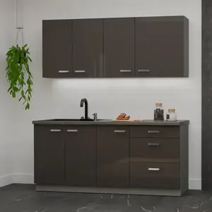 Konyhabútor Grey 180cm Munkalap nélkül kép