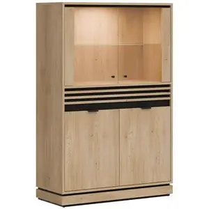 Vitrin L/P Ferro FE04 tölgy crem torro kép