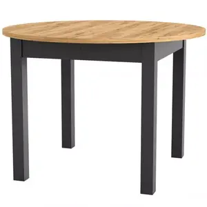 Összecsukható asztal Indus 02 105/240x105cm tölgy craft/fekete kép