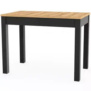Összecsukható asztal Orion 03 100/160x60cm tölgy craft/fekete kép