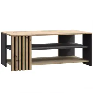 Dohányzóasztal Zaandam 60x110 fekete/artisan kép