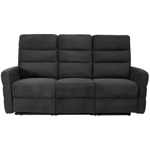Kanapé Belize 3SJ NLK314 fekete relaxációs funkcióval kép
