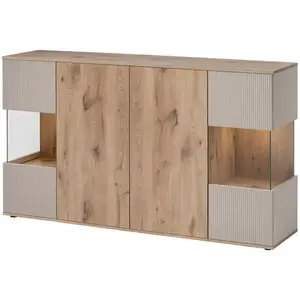 Komód Catalina Dvc Ct Sb Tölgy Viking/Kasmír kép