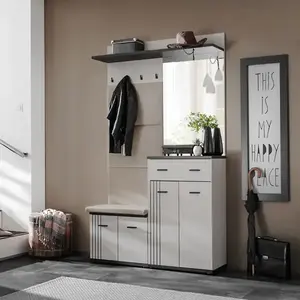 Előszobafal Hugo VI Cc Hg6+P2 Párna Kasmír/Fekete kép