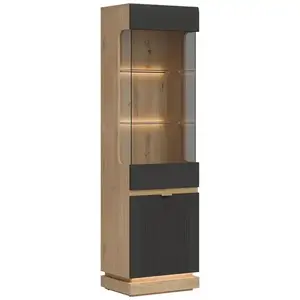 Vitrin L/P Milton Ml05 tölgy Crem Torro Antracit kép