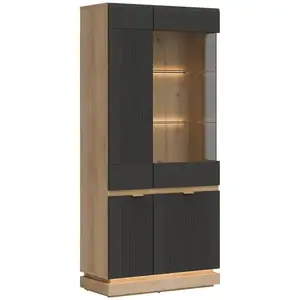 Vitrin Milton Ml06 tölgy Crem Torro Antracit kép
