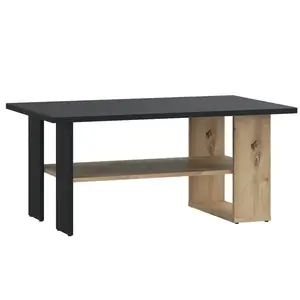 Dohányzóasztal Caldicot CFTT5210-M922 fekete/tölgy artisan kép
