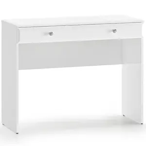 Fésülködő asztal Glamour 0501 Fényes fehér kép