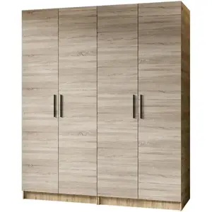Szekrény X2 Gold 2d Tölgy Craft Aranysárga/Tölgy Sonoma kép