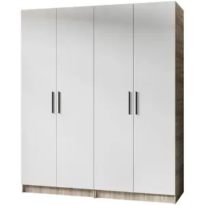 Szekrény X2 Gold 2d Tölgy Sonoma/Fehér kép