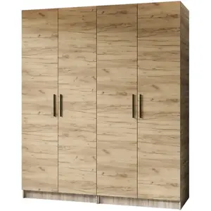 Szekrény X2 Gold 2d Tölgy Sonoma/Tölgy Craft Aranysárga kép