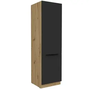 Konyhaszekrény Aria-Bl/Ar Anti Fingerprint 60dk-210 2f kép