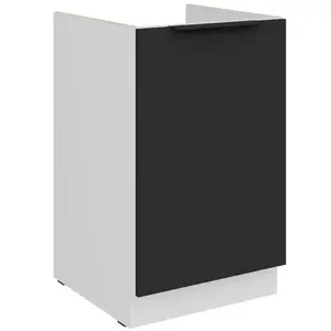 Konyhaszekrény Aria-Bl/Wh Anti Fingerprint 50zl 1f Bb kép