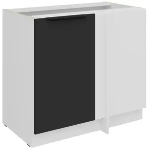 Konyhaszekrény Aria-Bl/Wh Anti Fingerprint 105 Nd 1f Bb kép