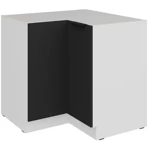 Konyhaszekrény Aria-Bl/Wh Anti Fingerprint 90x90 Dn 2f Bb kép