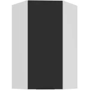 Konyhaszekrény Aria-Bl/Wh Anti Fingerprint 60x60 Gn-108 1f (45°) kép