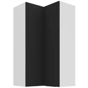 Konyhaszekrény Aria-Bl/Wh Anti Fingerprint 60x60 Gn-108 2f (90°) kép